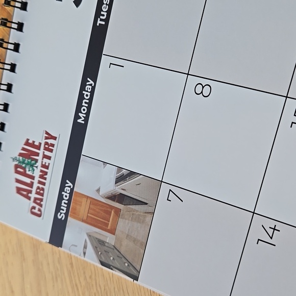 2026 Home Kitchen Design Calendar Unisex Wall Desk Holiday - Picture 11 of 11